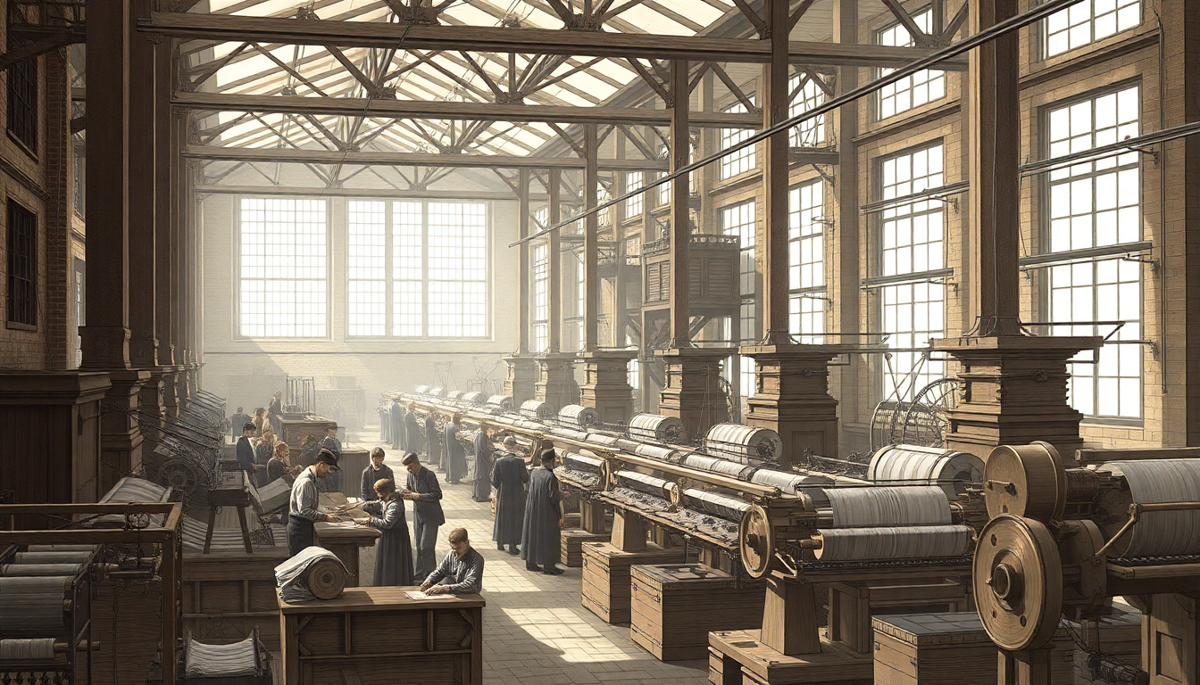 23rd of February 1813 - The Rise of the American Textile Industry: From Waltham to the World