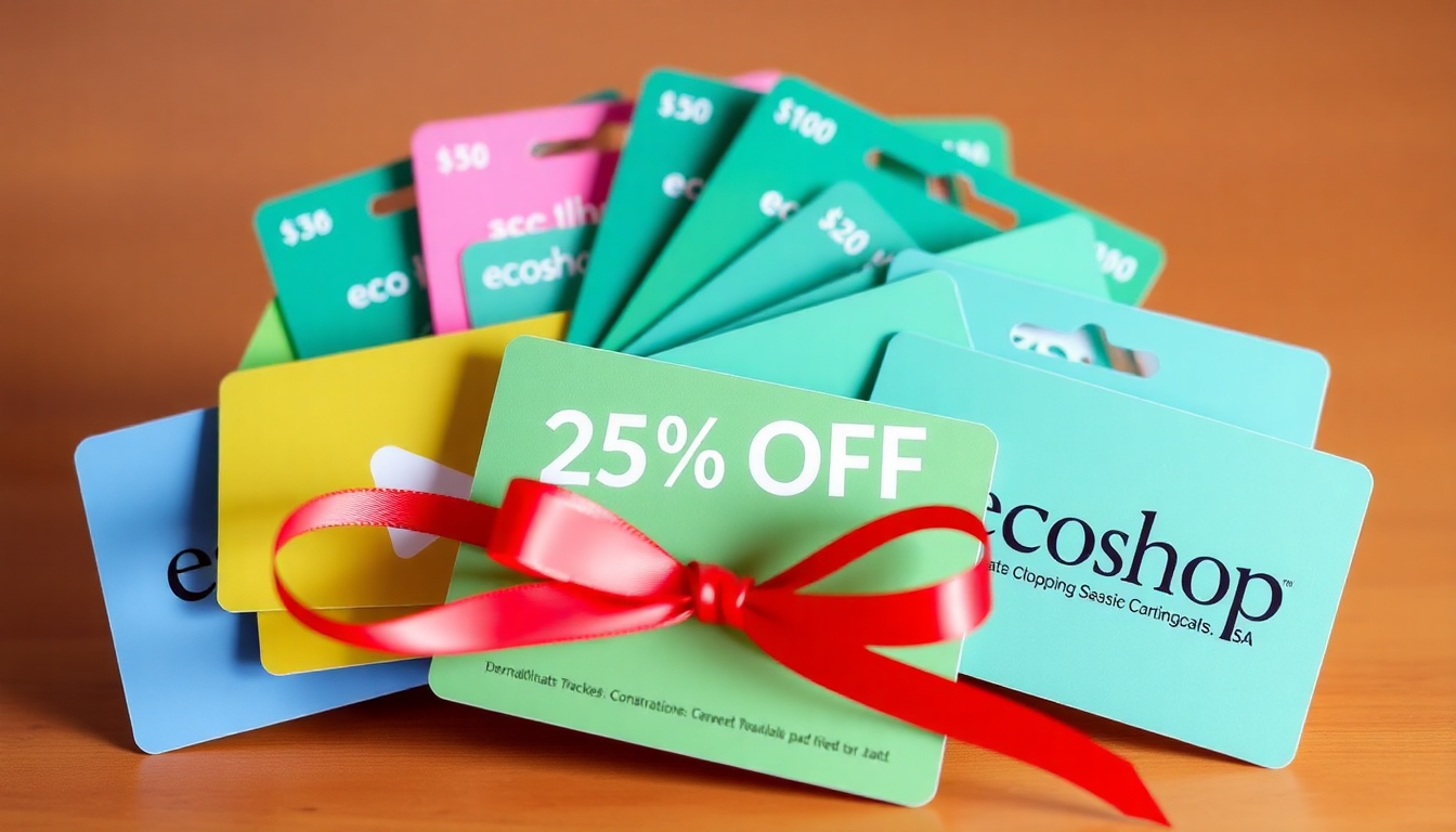 Discover the Joy of Sustainable Shopping with EcoShop-USA Digital Gift Cards with 25% OFF