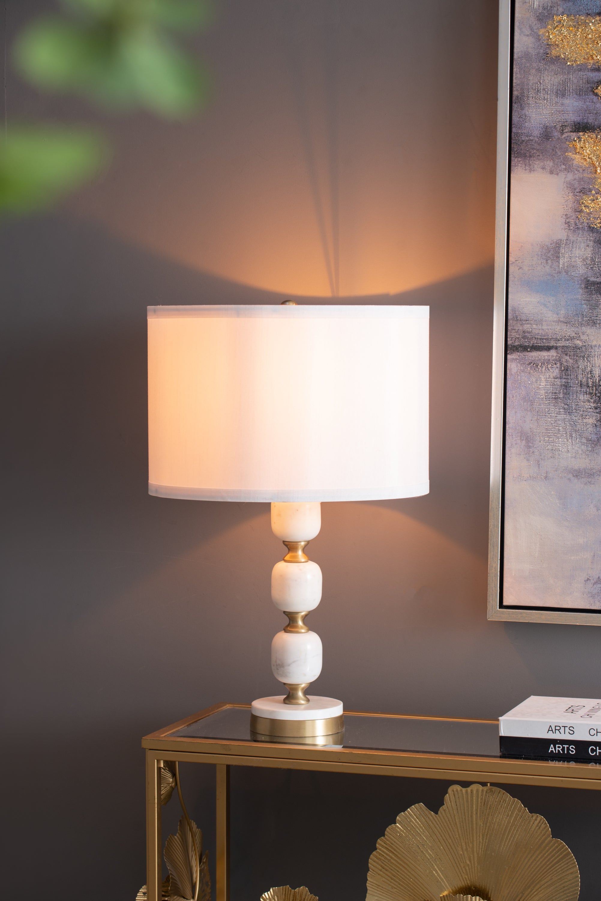 D15x26.5' Table Lamp (Lamp Shade Assembly Required)