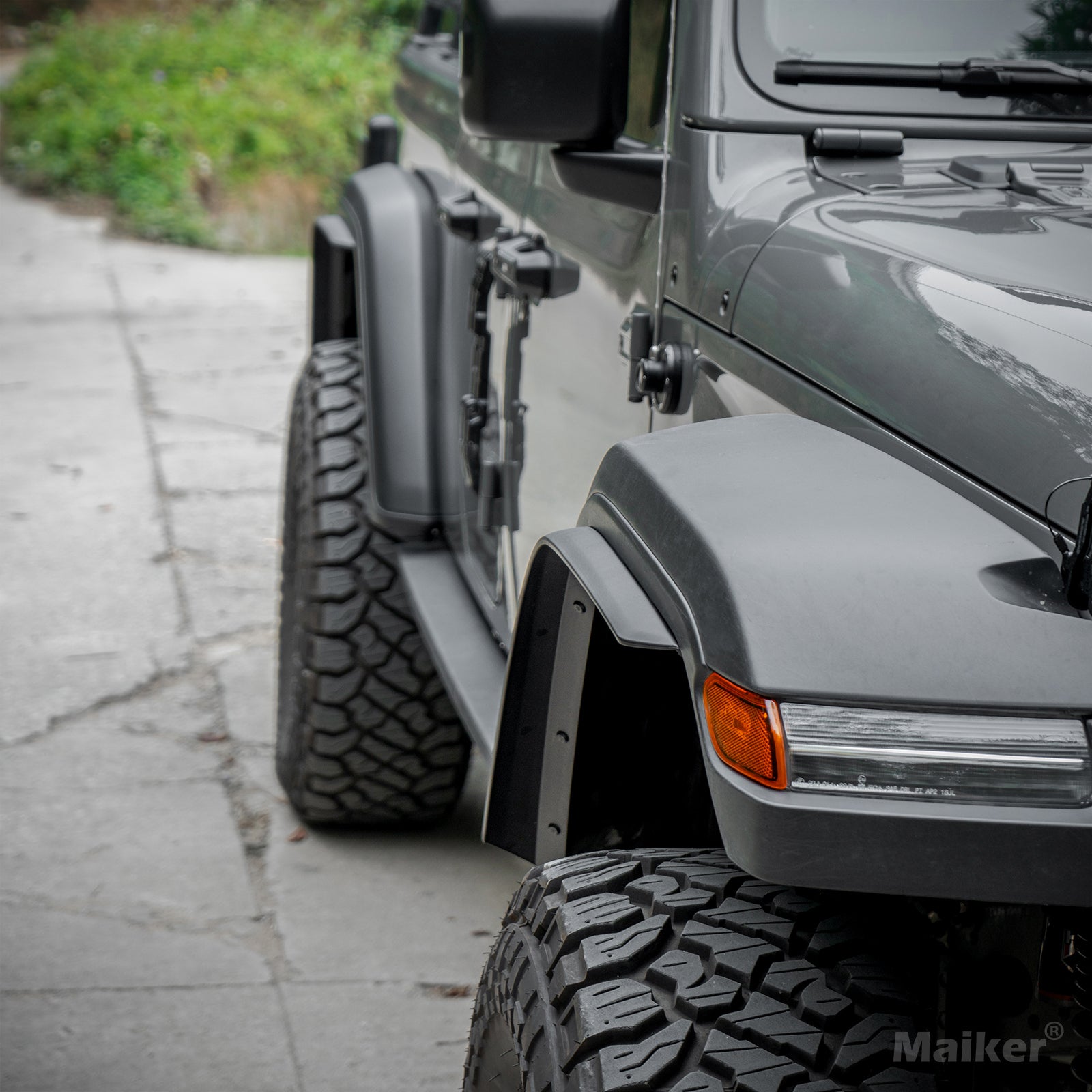 Front & Rear Fenders for 2020–2024 Jeep Gladiator JT Mojave & Rubicon – 4PCS Off-Road Fender Liner Set (Fits High Clearance Fender Flares Only)