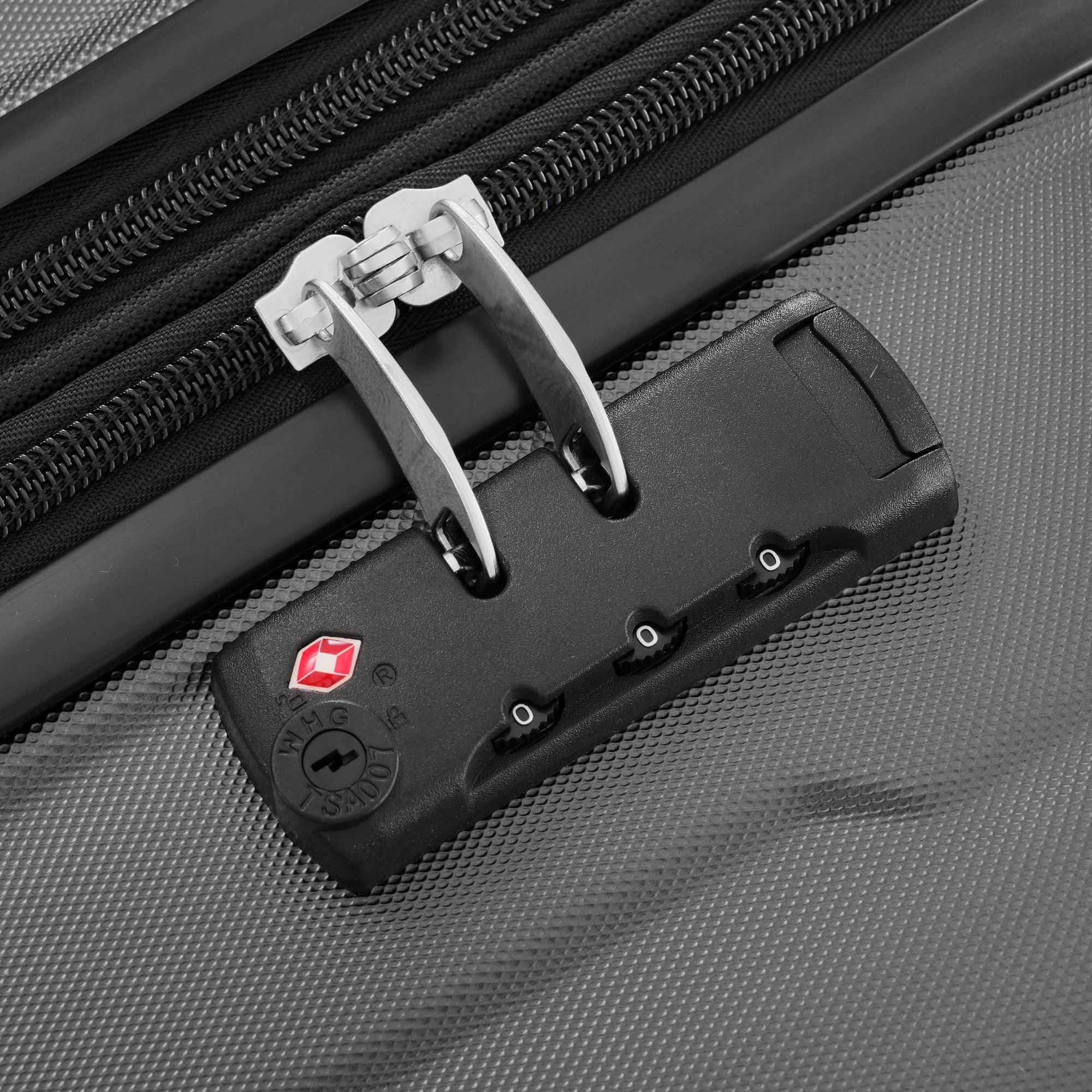 Expandable Spinner Wheels 2 Piece Luggage Set with Bags, ABS Lightweight Suitcase, TSA Lock, Dark Gray, 20inch+28inch