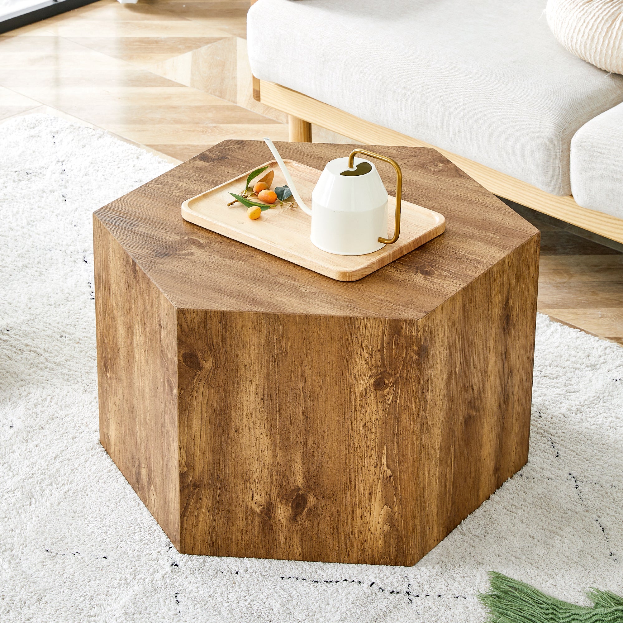 Modern MDF Coffee Table with Complex Texture Patterns – Stylish & Durable Interior Decor Piece for Living Room