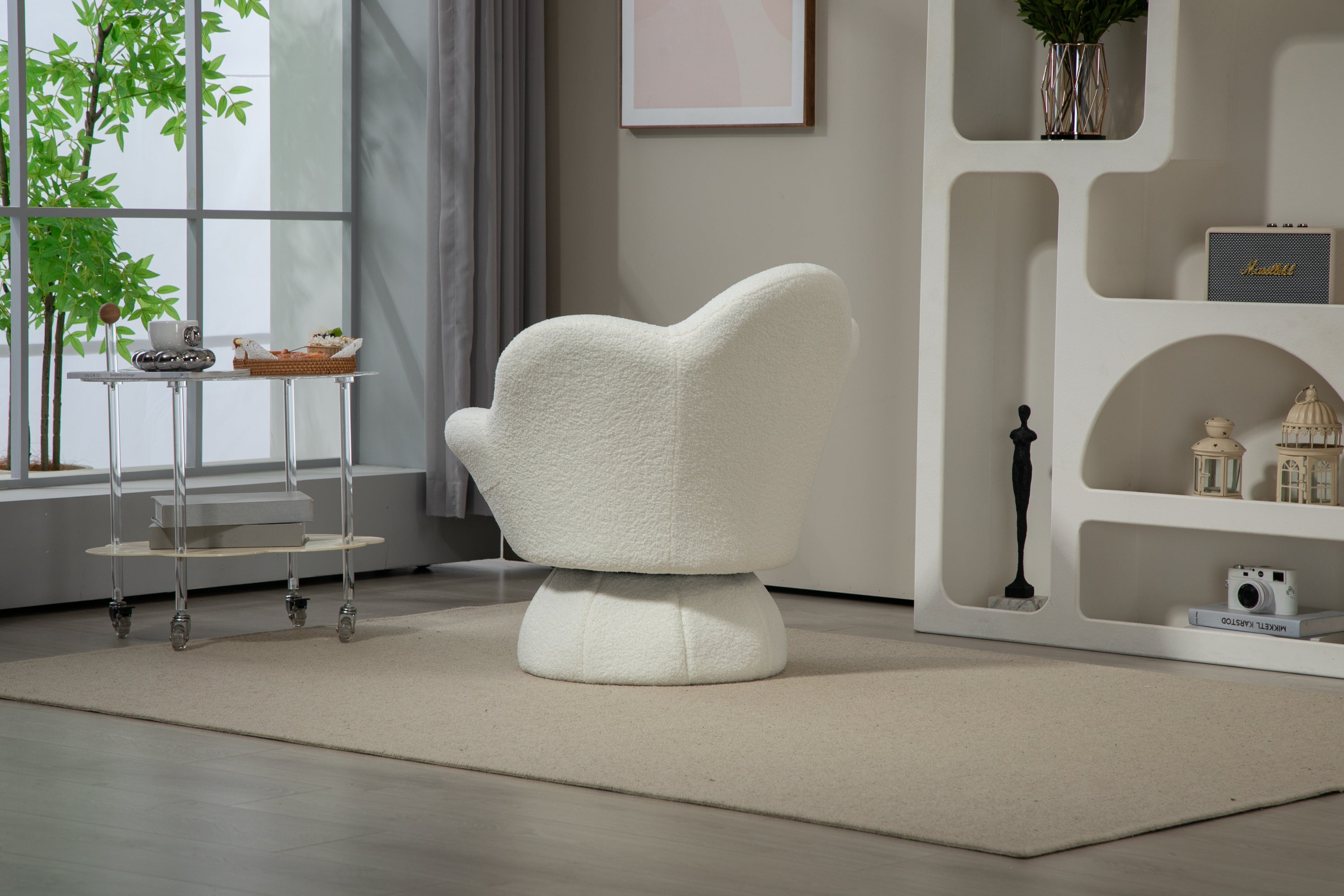 360-Degree Spinning Armchair | Sturdy Base Swivel Chair for Ultimate Comfort