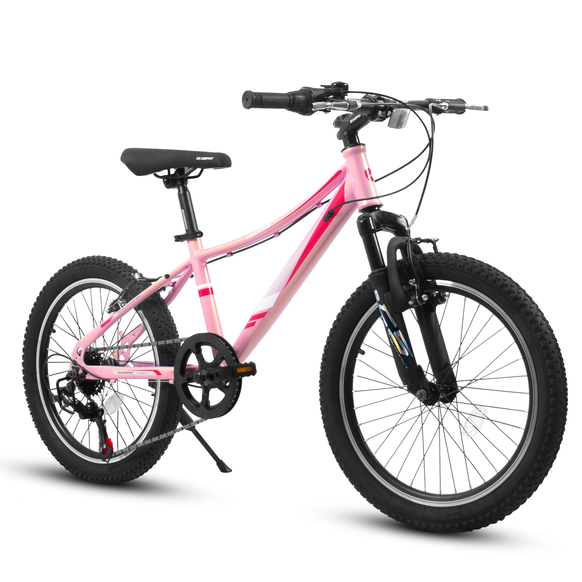 20 inch Children's Bicycle, Shock Absorbing Front Fork, 7 - Speed, V - brakes, Mountain Tire, Boys and Girls Kids Bike for Outdoor Adventure