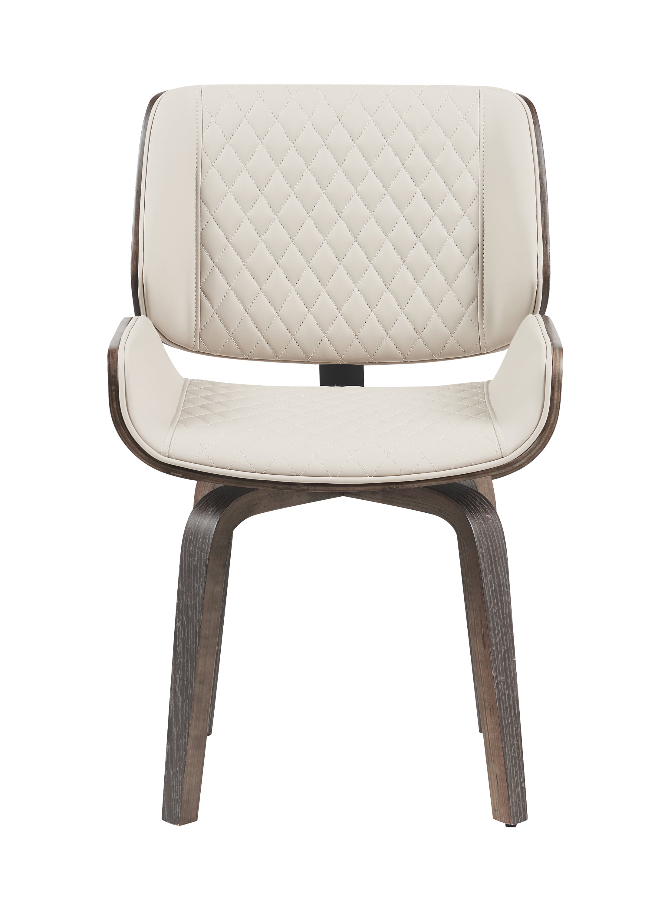 Mid-Century Modern Dining Chair - 360° Swivel(set of 2), PU Leather Upholstery, Ergonomic Design for Kitchen, Office & Dining Room