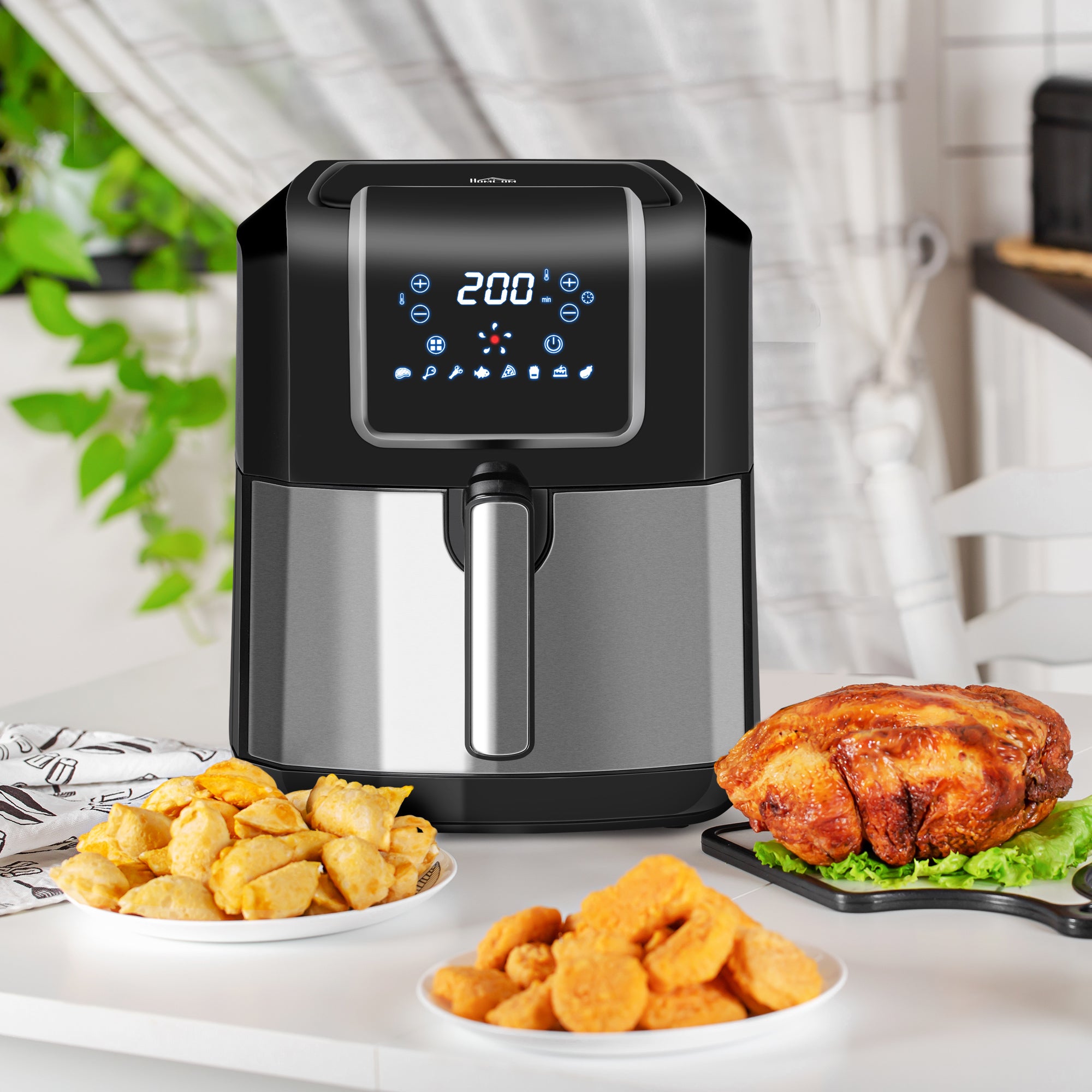 6.9QT Air Fryer Oven - 1700W Digital, Oil-Less Cooking