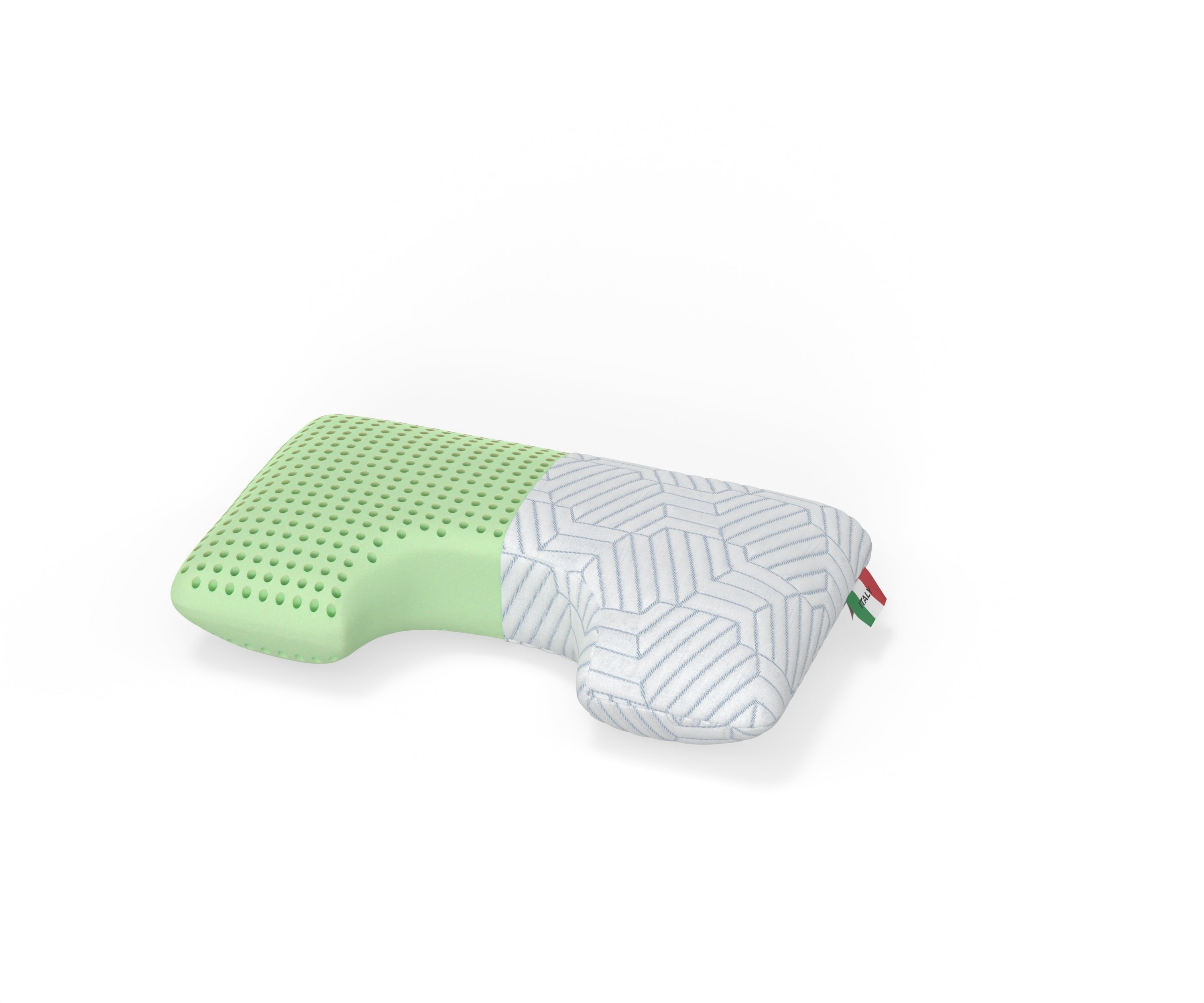 Bella Frost Curve Pillow with Phase Change Cooling Cover