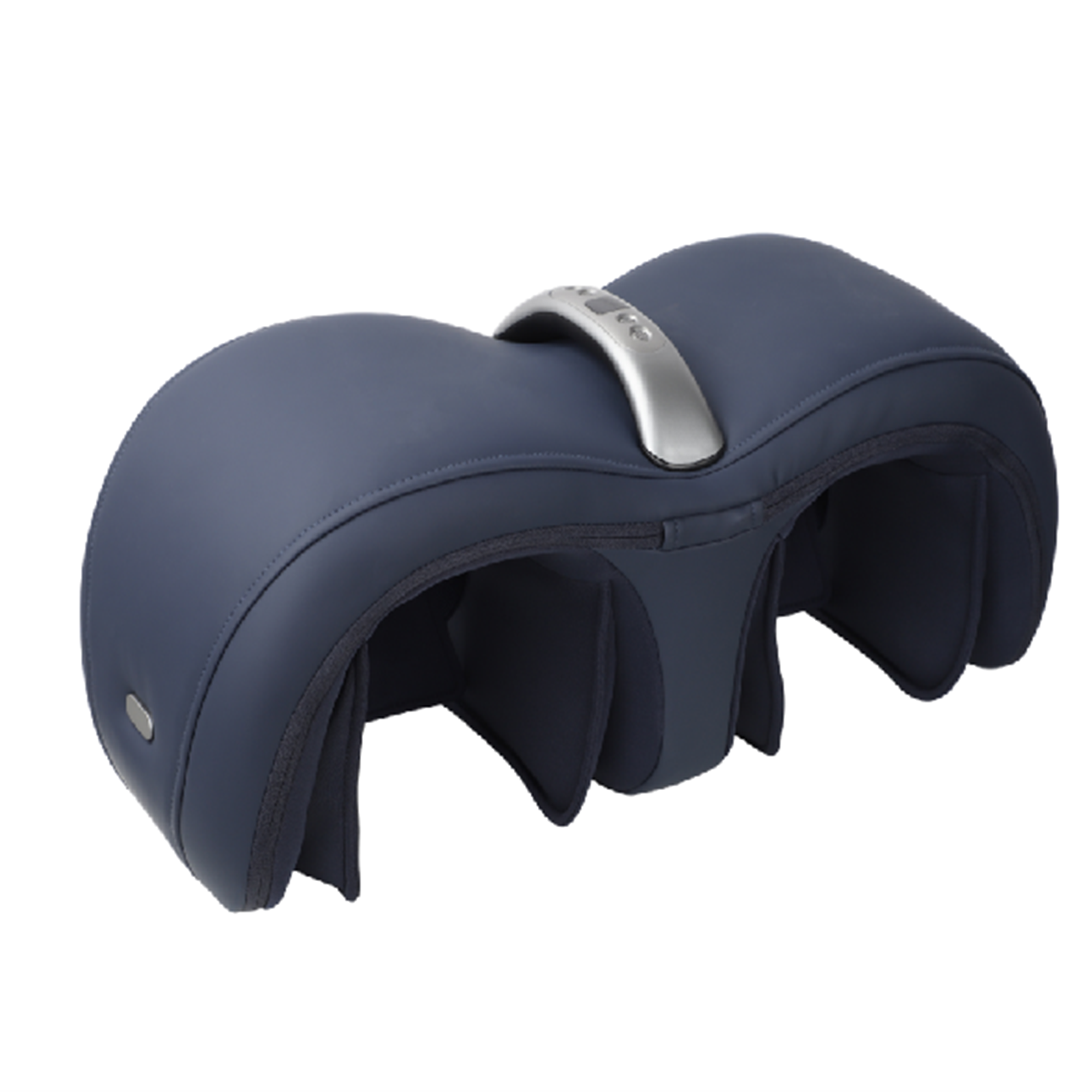 Air Pressure Knee Massager with Heat & Vibration – Adjustable Compression for Joint Pain Relief & Recovery, Dark Blue