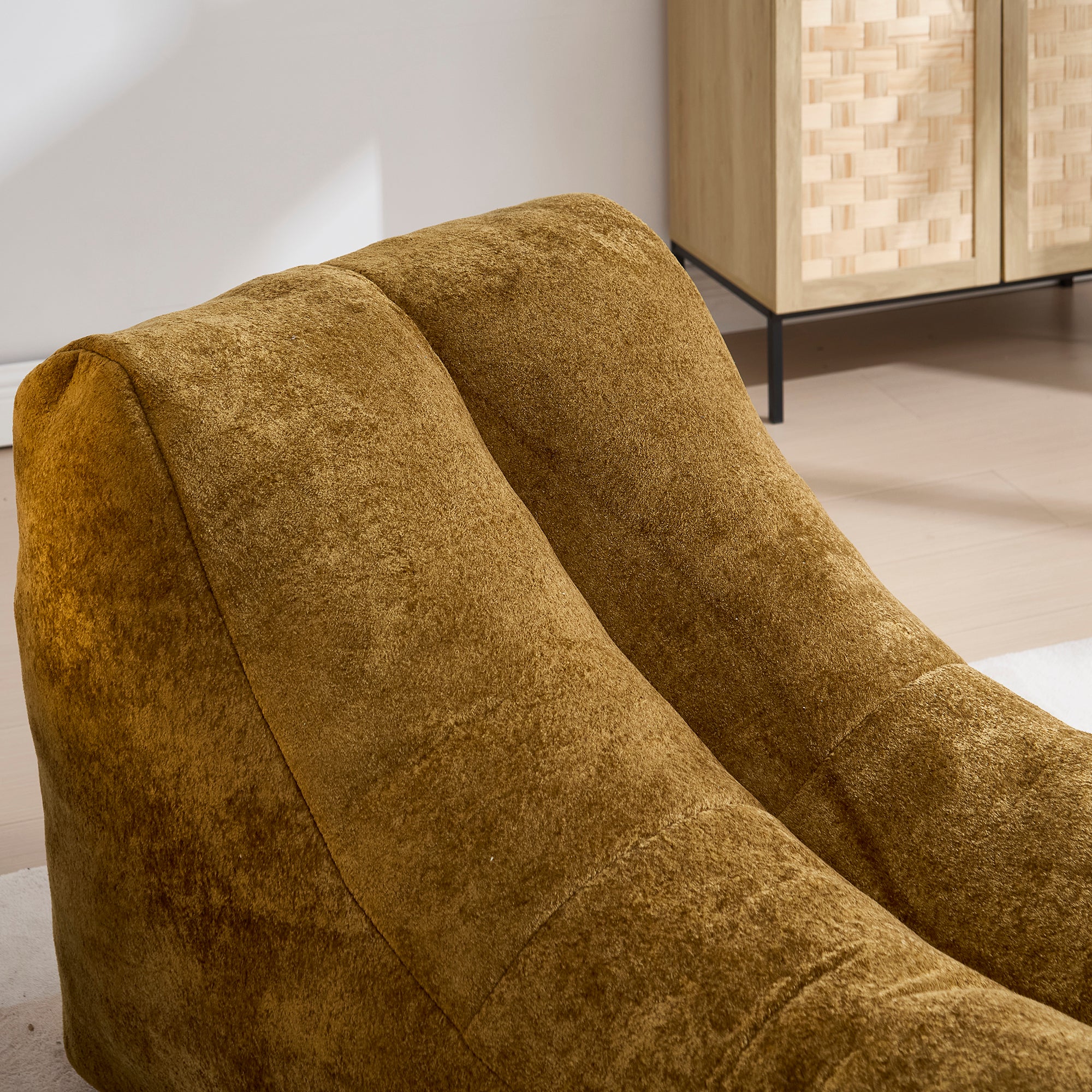 Creative Bean Bag Sofa Chair for Adults with High-Quality Sponge Filling and Polyester Fiber,59x30x23.6 inches