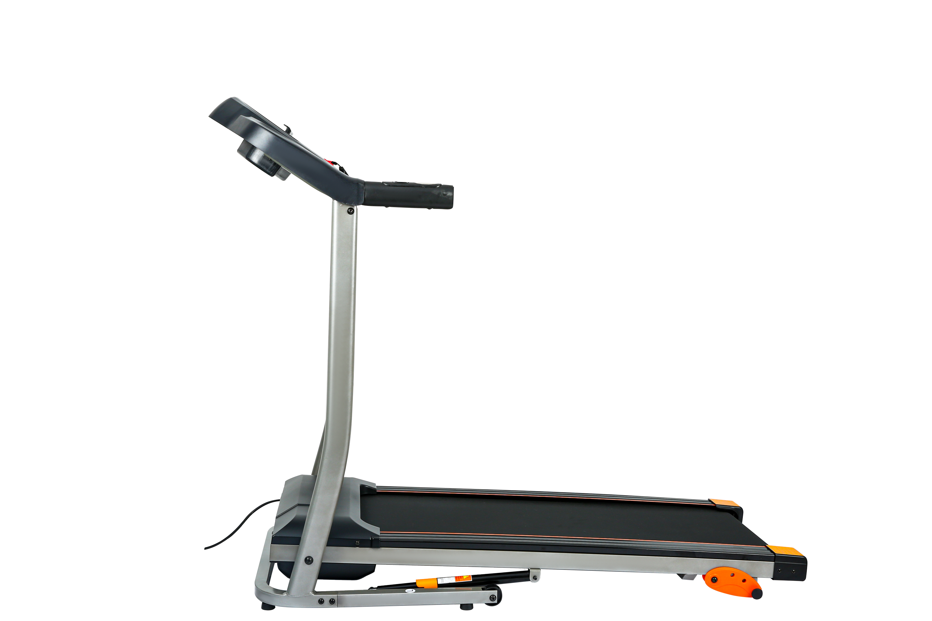Folding Treadmill 2.5HP – 12KM/H Max Speed, Foldable Home Fitness Equipment with LCD, 4 Incline Levels, 12 Workout Programs, Bluetooth – Black
