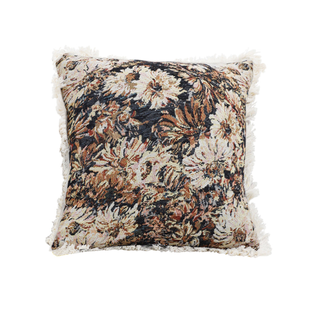 SOGA 50cm Vintage Oil Painting Color Raised Throw Pillow