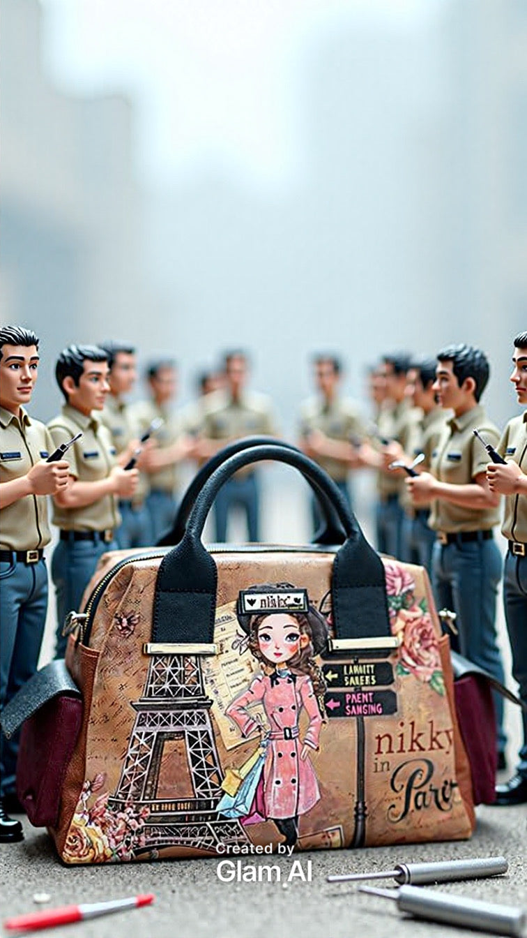 Nicole Lee USA Eco-Leather Boston Bag