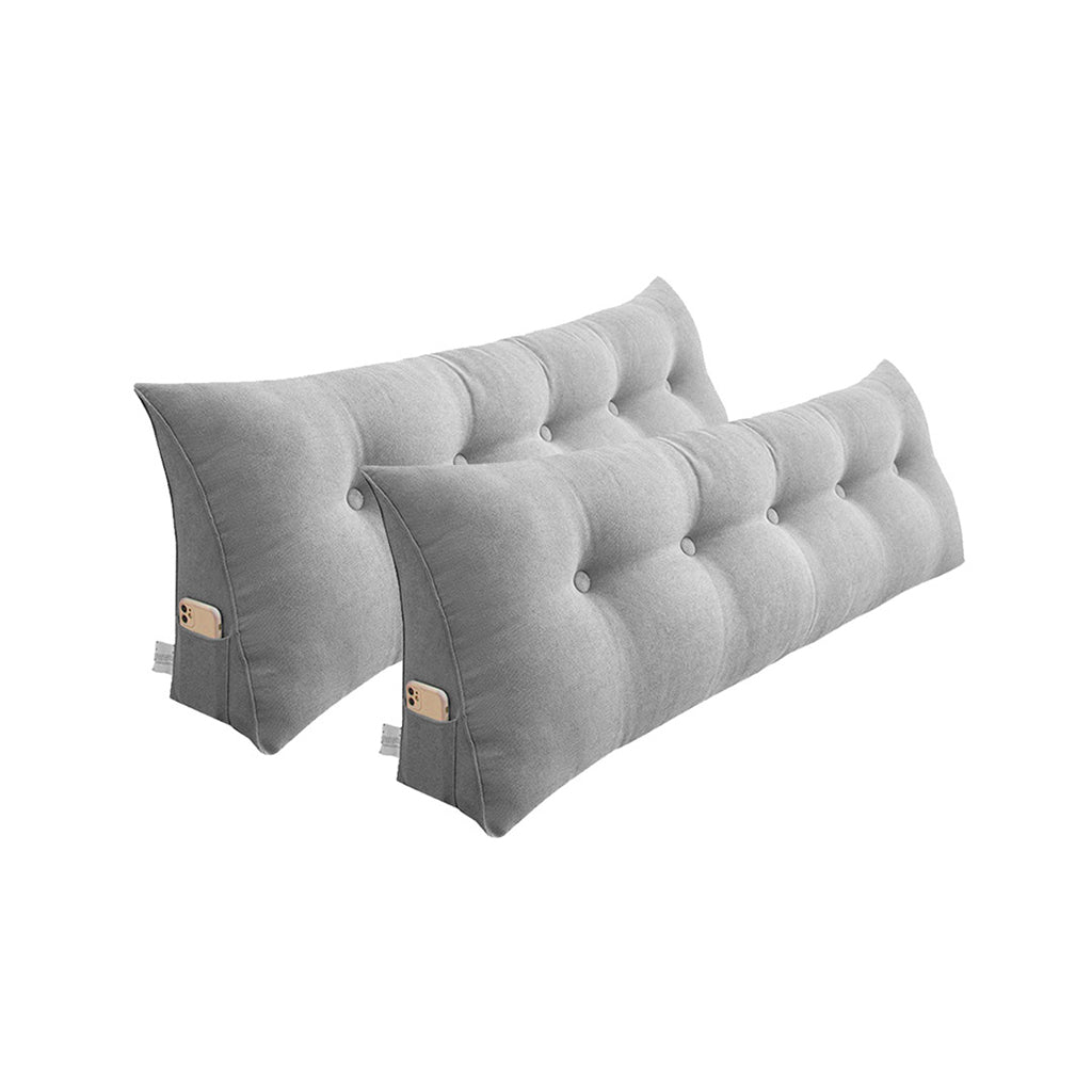 SOGA 100cm Silver Tatami Cushion Pillow
