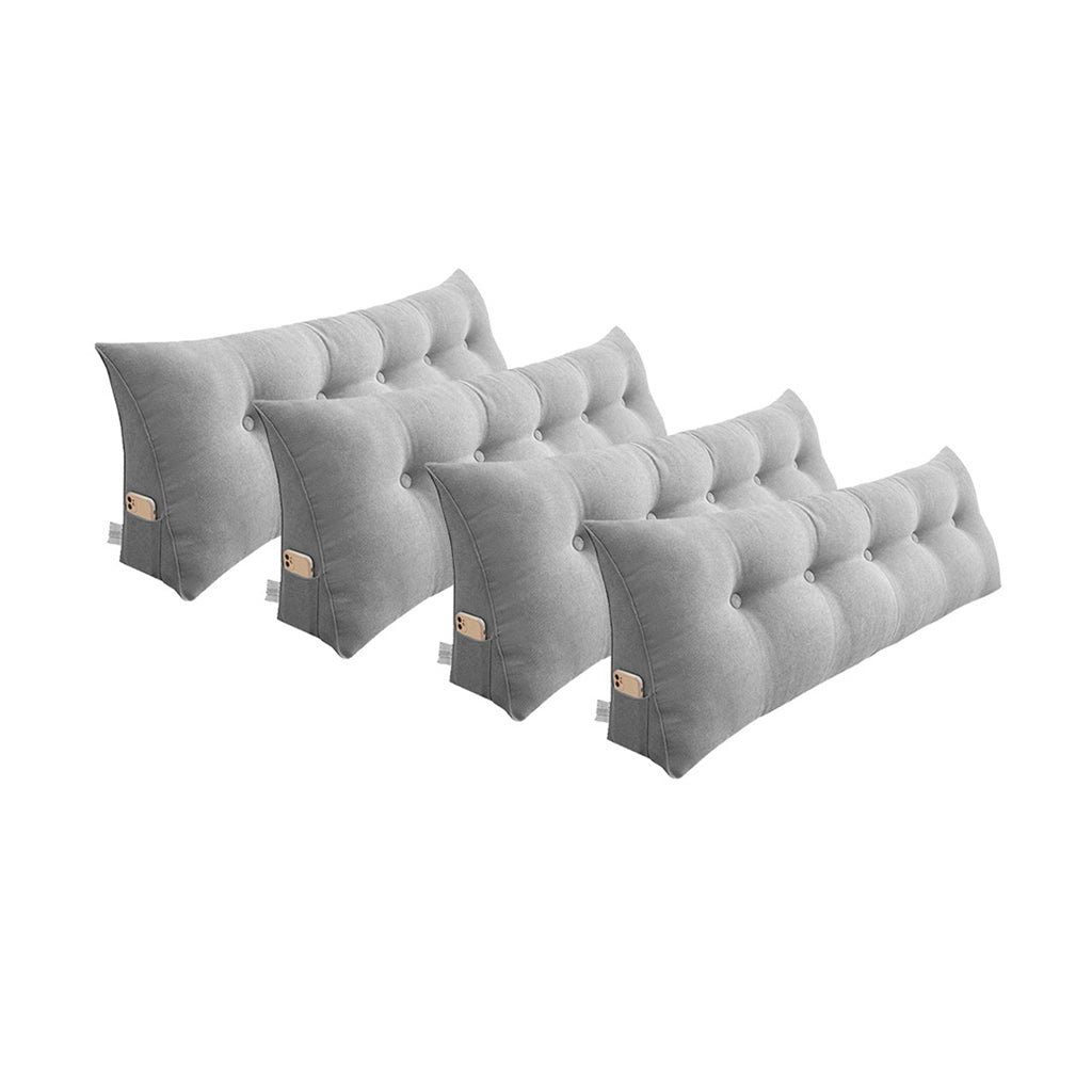 SOGA 100cm Silver Tatami Cushion Pillow