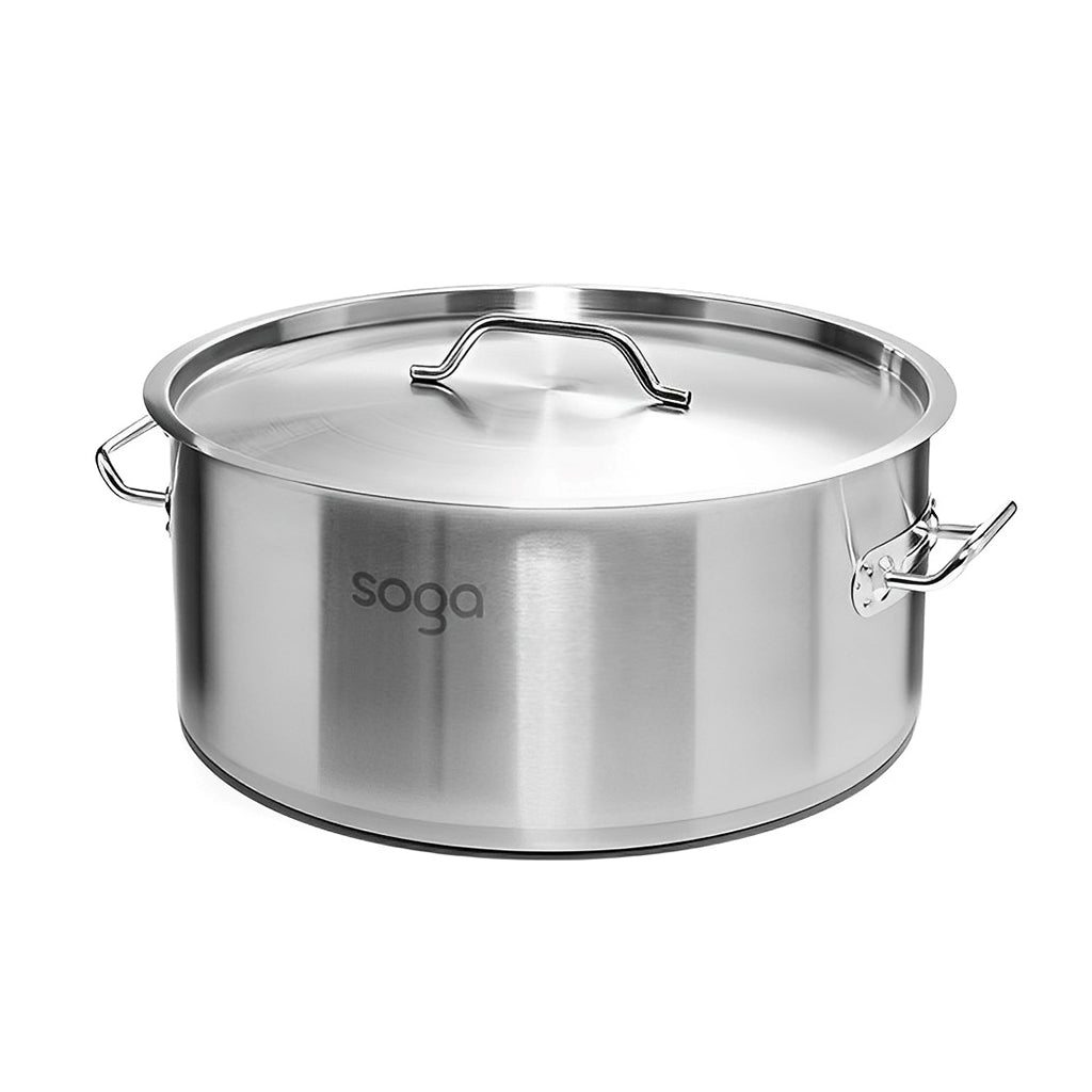 SOGA Stainless Steel 23L Stockpot