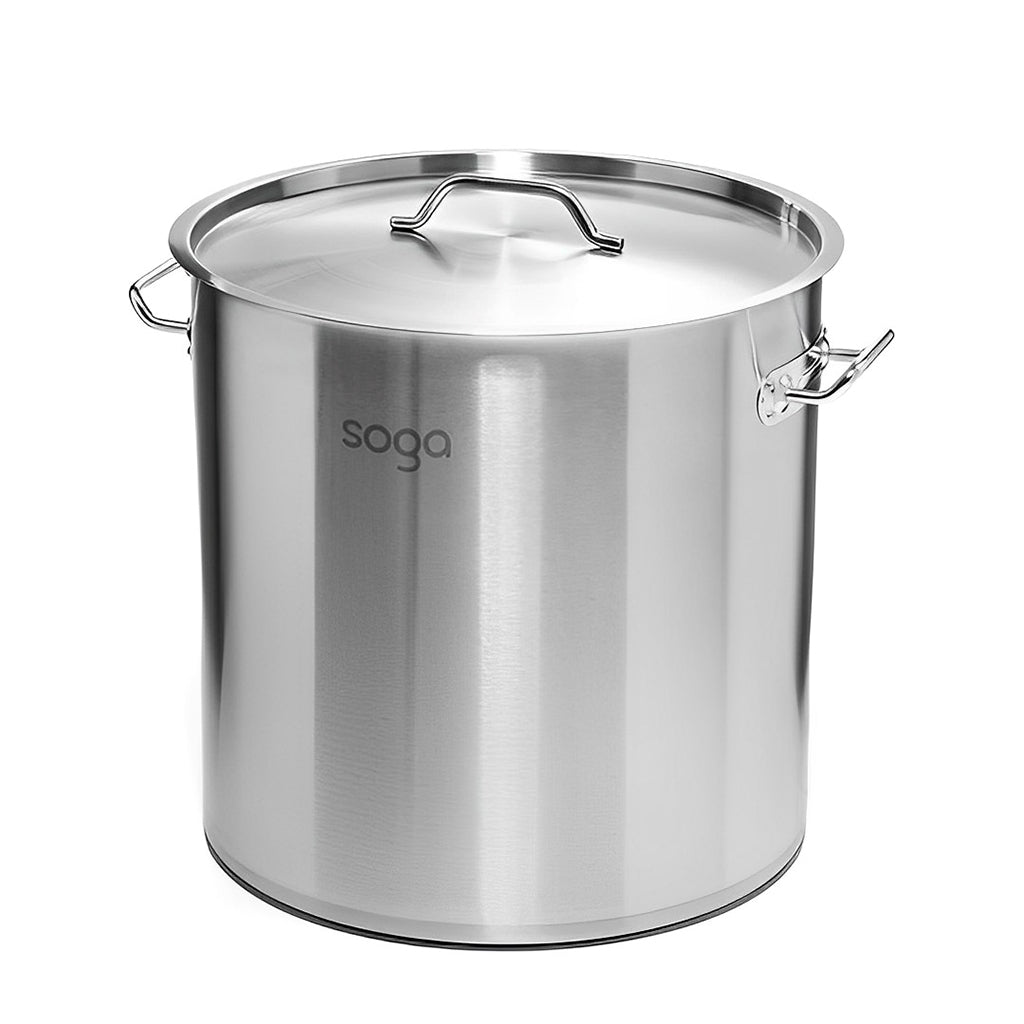 SOGA Stainless Steel 33L Stockpot