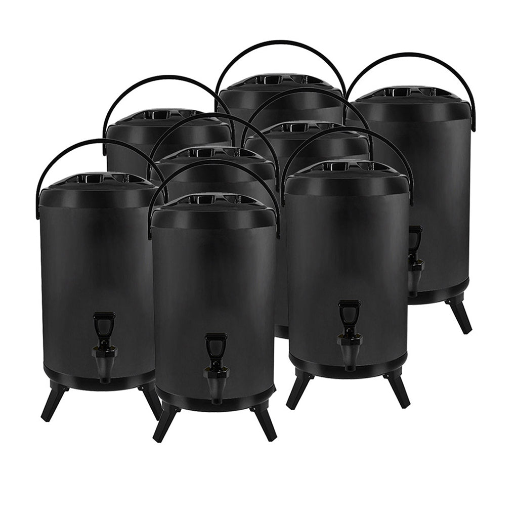 SOGA 12L Stainless Steel Milk Tea Barrel