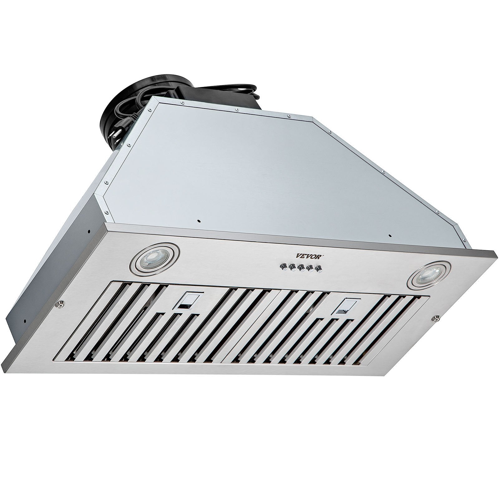  30 Inch Insert Range Hood | 800 CFM Stainless Steel Built-in Kitchen Vent | Ducted/Ductless Convertible