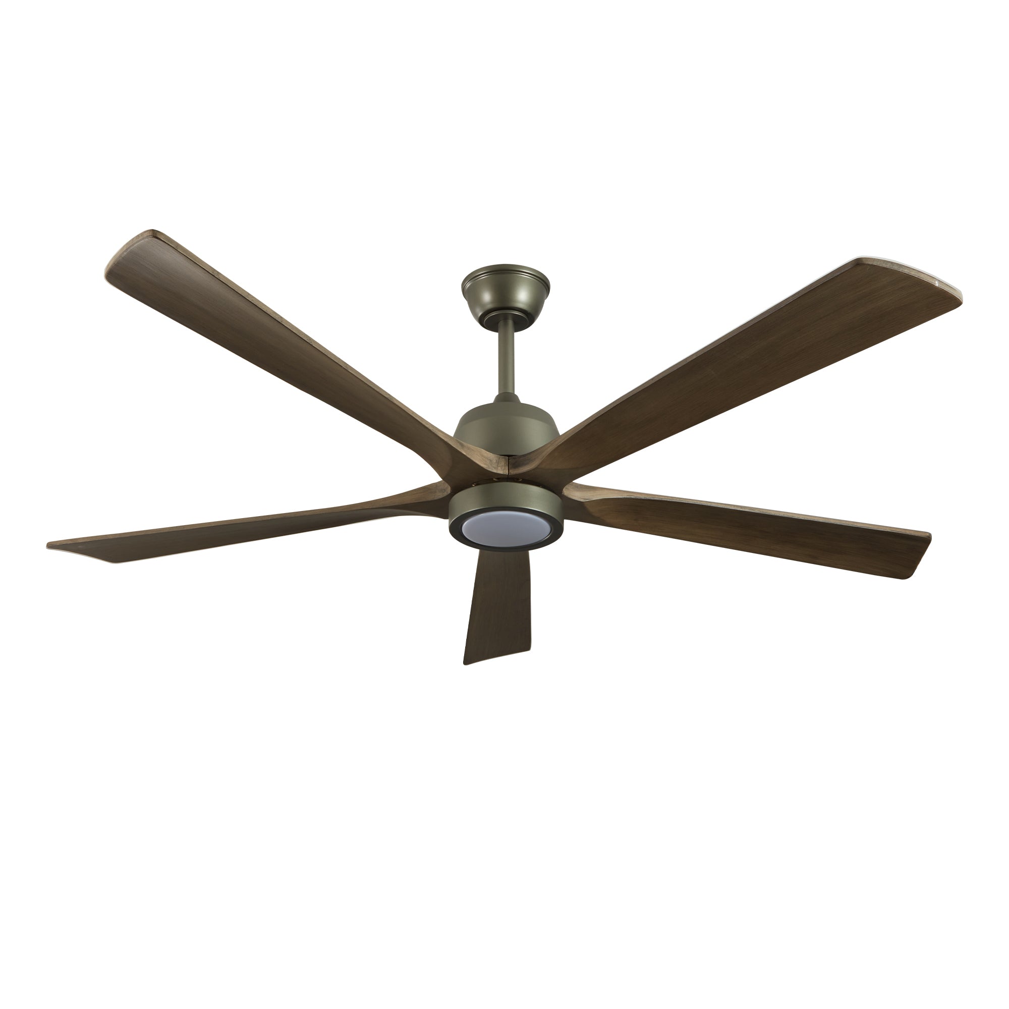 60' Modern Wood Ceiling Fan with Light and Remote Control,6-Speed Noiseless Reversible DC Motor, Ceiling Fan for Kitchen Dinning Living Room