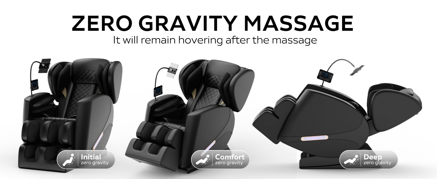 Full Body Massage Chair Recliner with Zero Gravity, Full Body Air Pressure