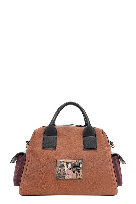 Nicole Lee USA Eco-Leather Boston Bag