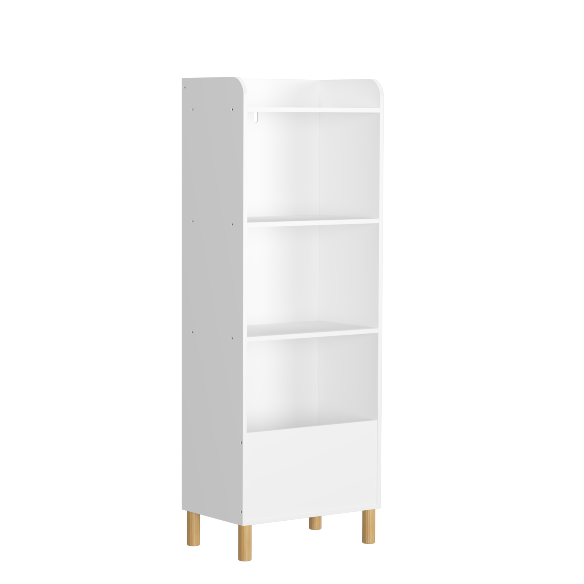 Kids 4-Tier Bookcase, Children's Book Display, Bookshelf Toy Storage Cabinet Organizer for Children's Room, Playroom, Nursery
