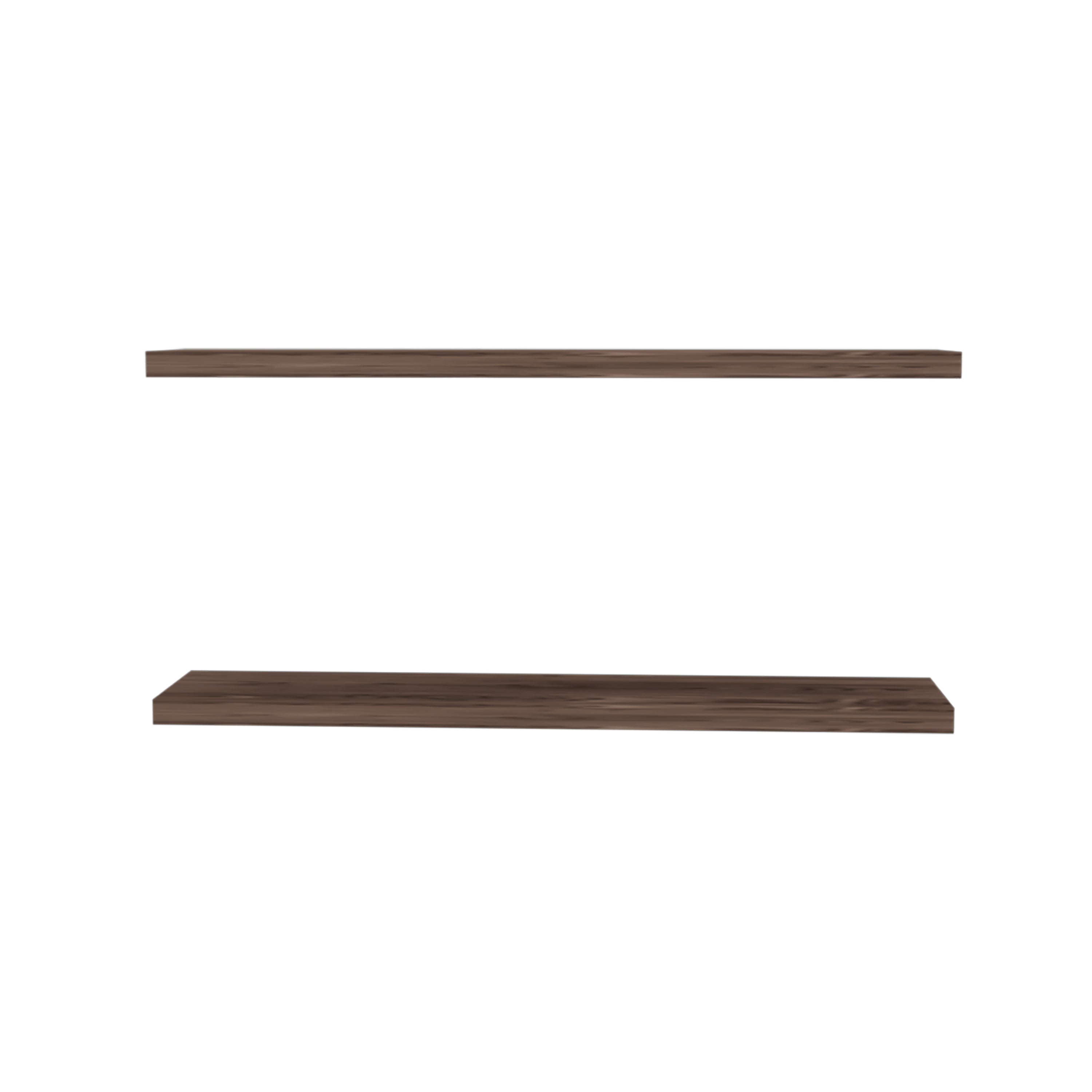 Ecco 47" Wide  Floating Shelves Set of 2, Shelves for Wall Decor for Bedroom, Bathroom Storage Shelves, Book Shelves for Living Room