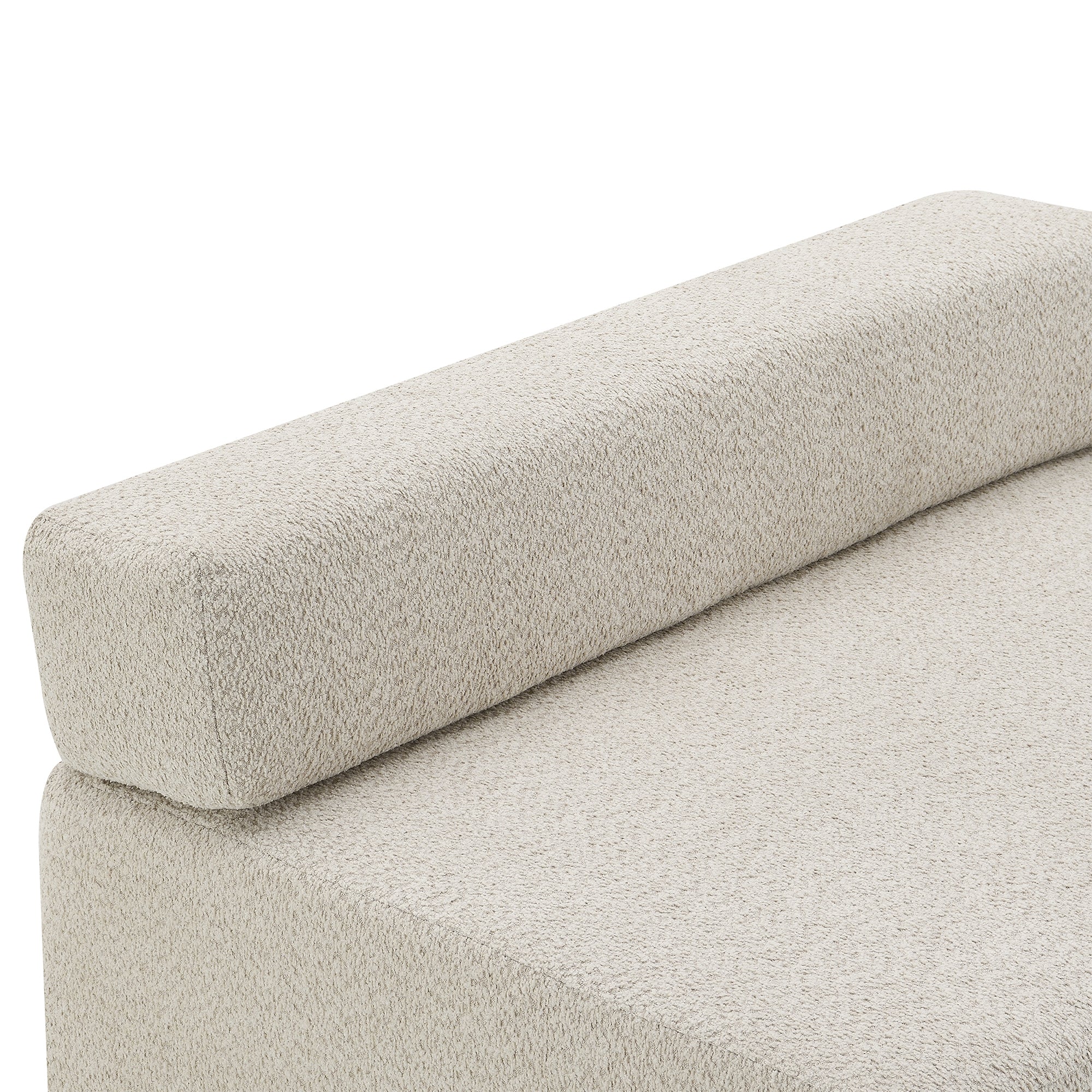 [VIDEO provided] Loveseat Frame for Oversized Modular U Shaped Sectional Sofa,Luxury Boucle Floor Couch,Convertible Compressed Couch,Spacious Foam-Filled Sofa for Living Room,2 Colors