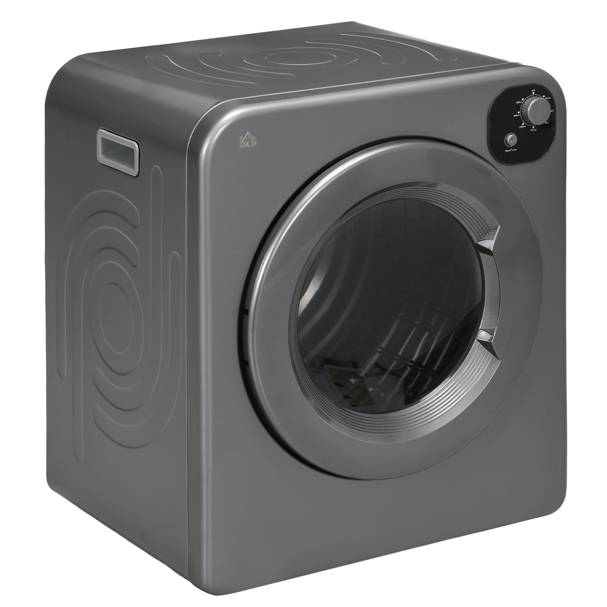 HOMCOM Portable Clothes Dryer - 3.2 cu.ft Compact Laundry Dryer