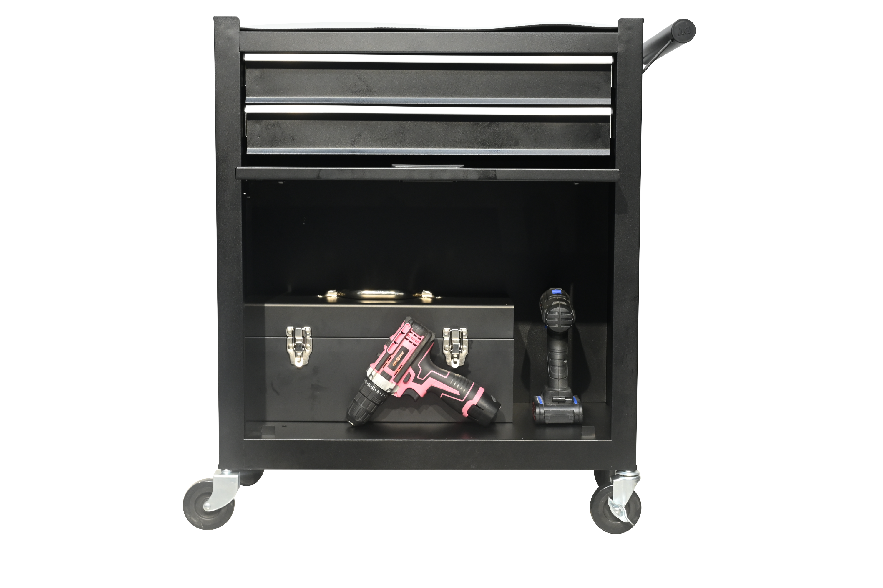 8-Drawer Large Capacity Rolling Toolbox | Detachable Tool Cabinet with Wheels & Lock
