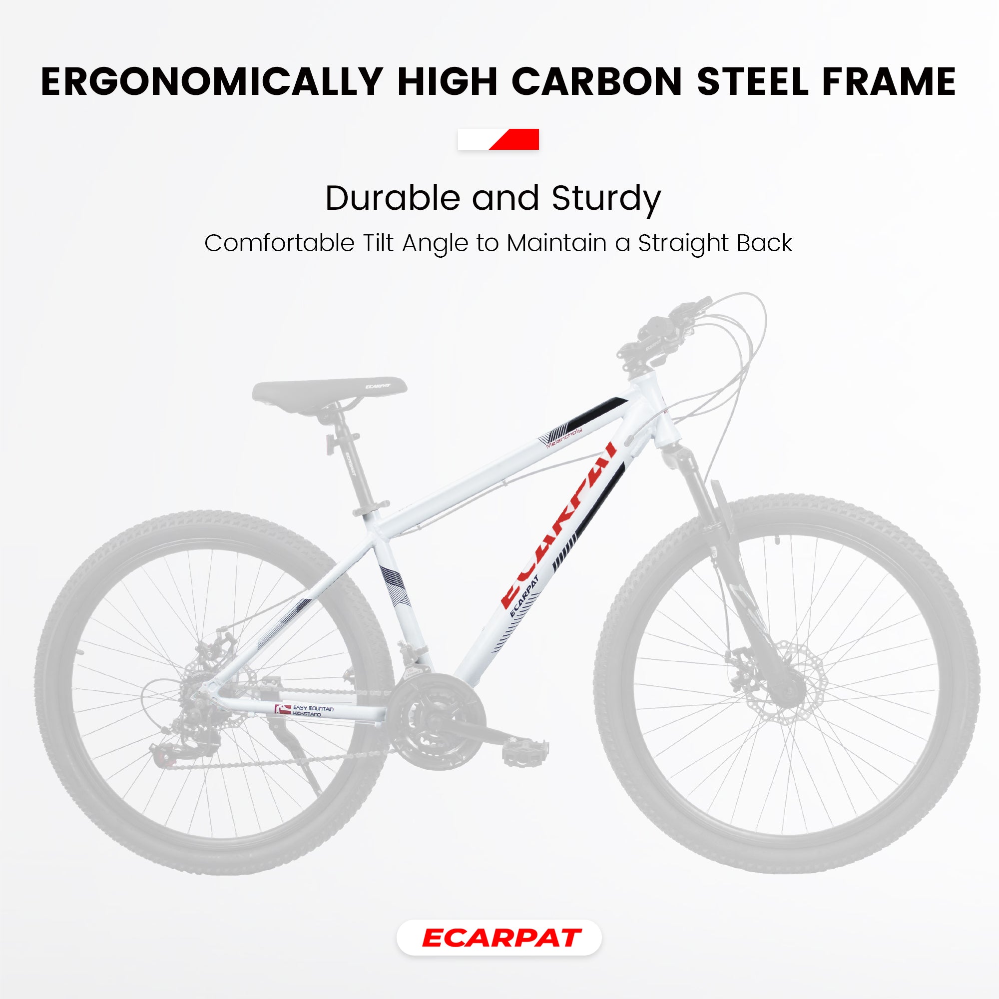 A27366 27 Inch Mountain Bike 21 Speed, Suspension Fork, Aluminum Frame Disc Brake, Mountain biking for both men and women.