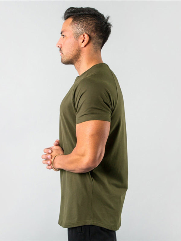 Men's Fitness Short Sleeve T-Shirt - 95 % cotton