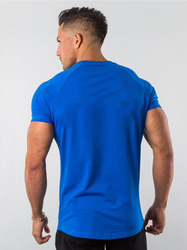 Men's Fitness Short Sleeve T-Shirt - 95 % cotton