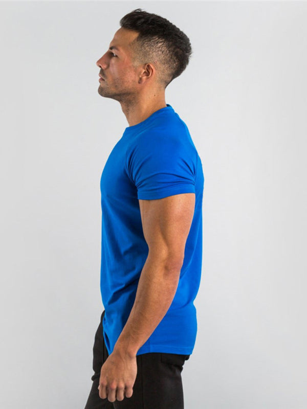 Men's Fitness Short Sleeve T-Shirt - 95 % cotton