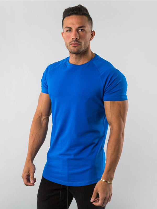 Men's Fitness Short Sleeve T-Shirt - 95 % cotton