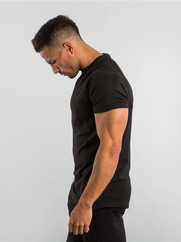 Men's Fitness Short Sleeve T-Shirt - 95 % cotton