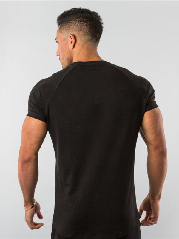 Men's Fitness Short Sleeve T-Shirt - 95 % cotton