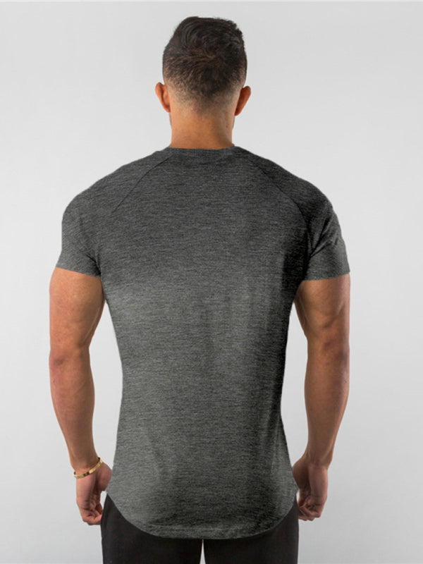 Men's Fitness Short Sleeve T-Shirt - 95 % cotton