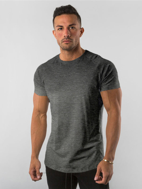 Men's Fitness Short Sleeve T-Shirt - 95 % cotton