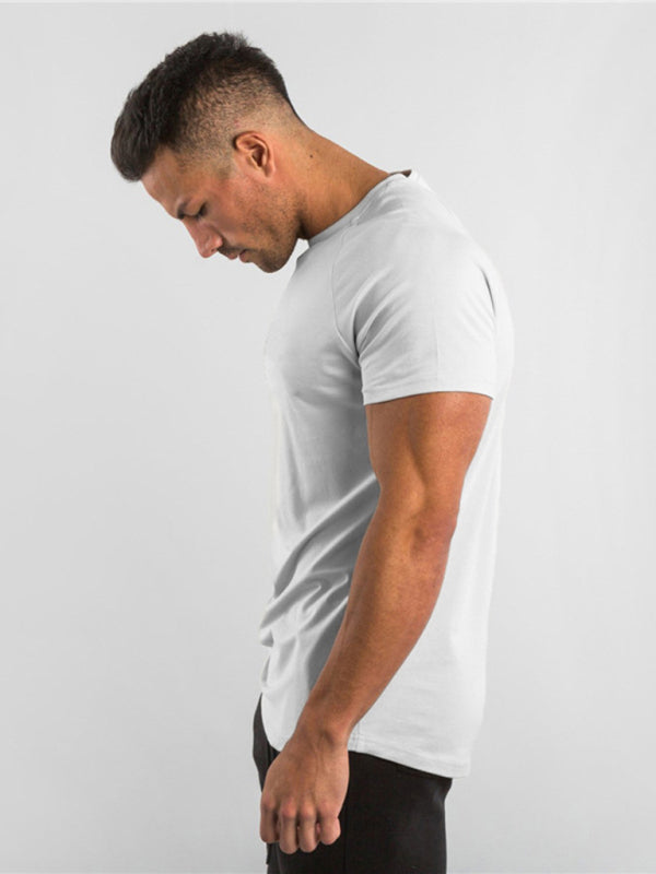 Men's Fitness Short Sleeve T-Shirt - 95 % cotton