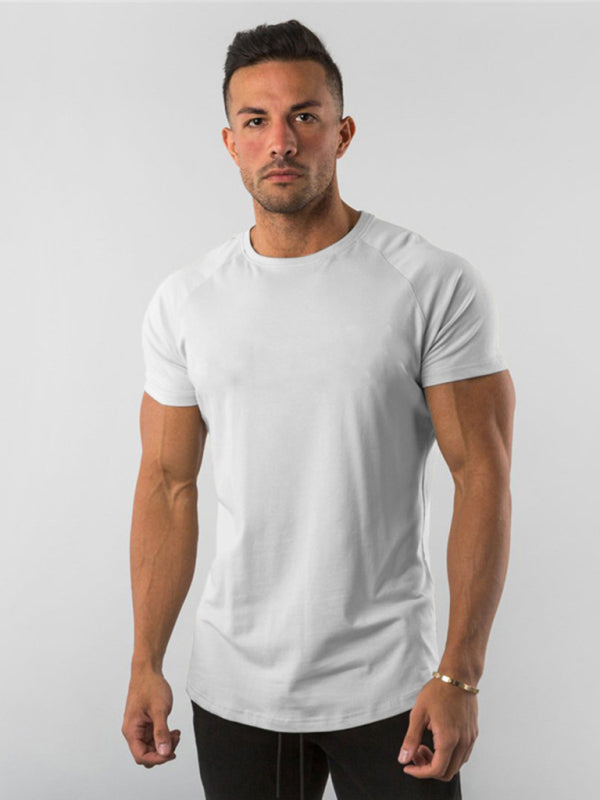 Men's Fitness Short Sleeve T-Shirt - 95 % cotton