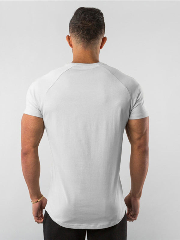Men's Fitness Short Sleeve T-Shirt - 95 % cotton