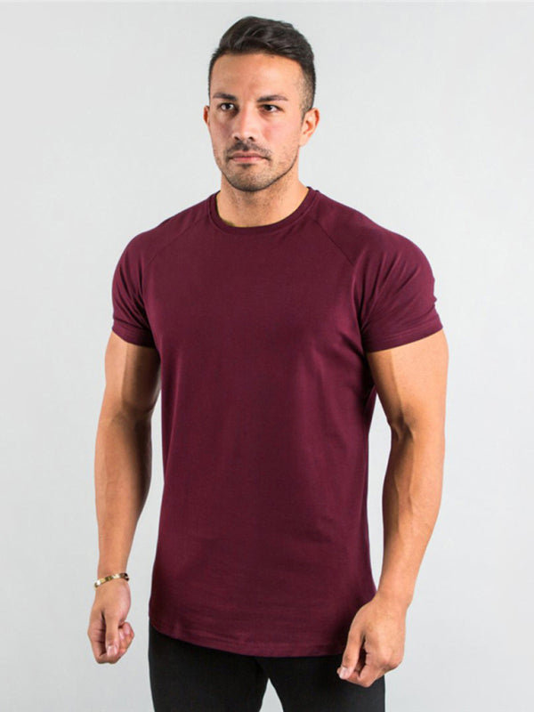 Men's Fitness Short Sleeve T-Shirt - 95 % cotton