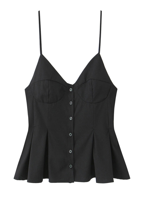 Fashionable spaghetti strap top