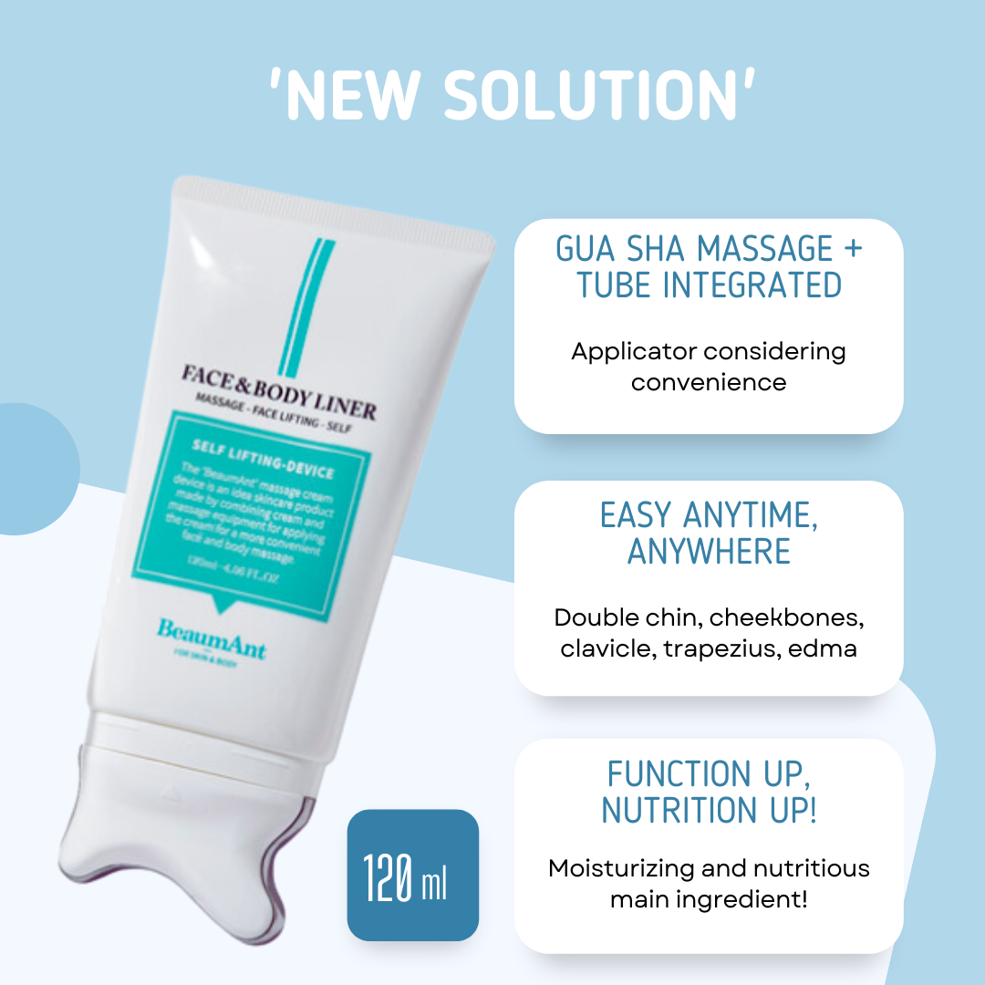 BeaumAnt Face Body Liner Gua Sha Massage Cream 120ml