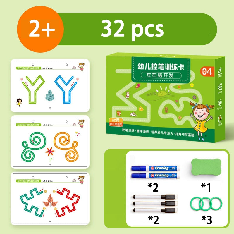 Montessori Drawing & Math Game Set - Educational Toy