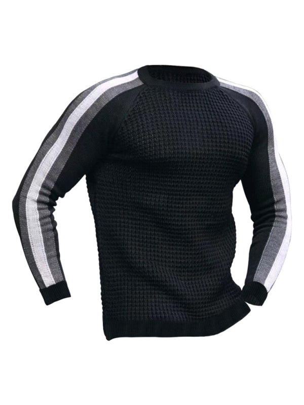Men's Legend Stripe Sleeve Waffle Knit T-shirt