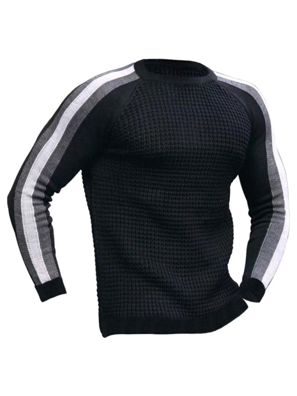 Men's Legend Stripe Sleeve Waffle Knit T-shirt