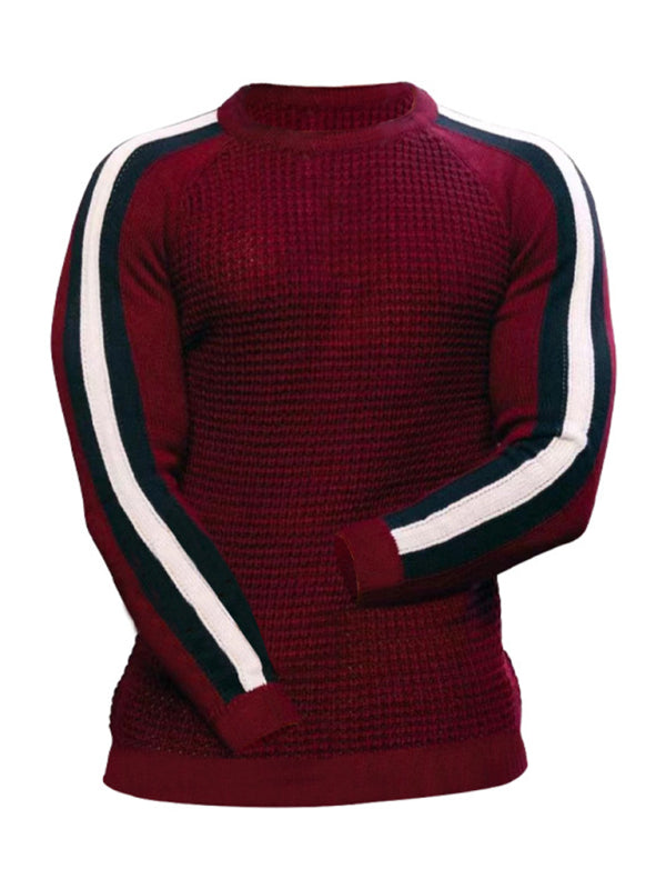 Men's Legend Stripe Sleeve Waffle Knit T-shirt