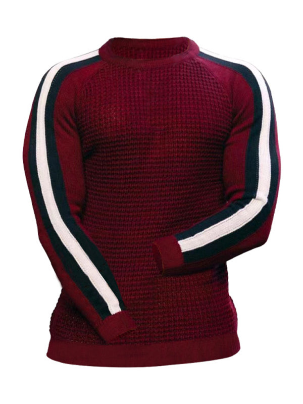 Men's Legend Stripe Sleeve Waffle Knit T-shirt